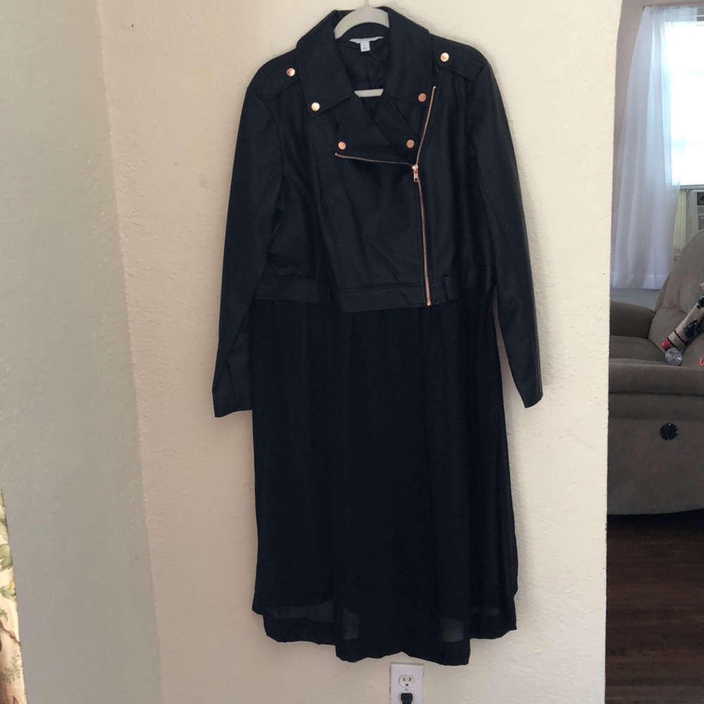 Faux Leather Jacket